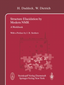 Structure Elucidation by Modern NMR : A Workbook