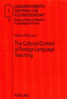 The Cultural Context in Foreign Language Teaching