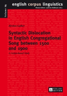 Syntactic Dislocation in English Congregational Song between 1500 and 1900 : A Corpus-based Study