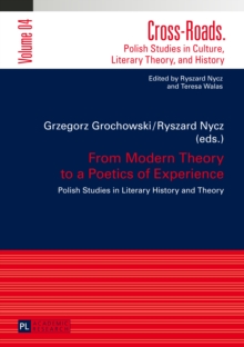 From Modern Theory to a Poetics of Experience : Polish Studies in Literary History and Theory