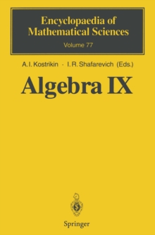 Algebra IX : Finite Groups of Lie Type Finite-Dimensional Division Algebras