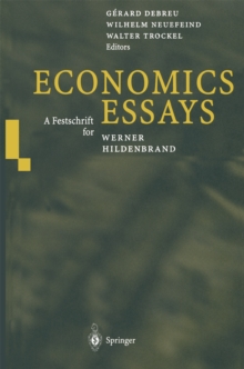 Economics Essays : A Festschrift for Werner Hildenbrand