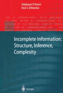 Incomplete Information: Structure, Inference, Complexity