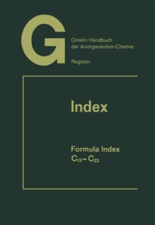 Index : Formula Index C13-C23