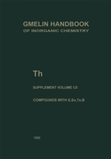 Th Thorium : Compounds with S, Se, Te and B