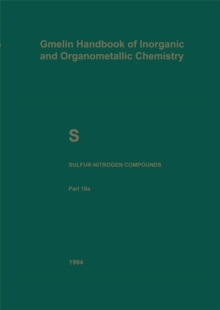 S Sulfur-Nitrogen Compounds : Part 10a: Compounds with Sulfur of Oxidation Number II