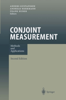 Conjoint Measurement : Methods and Applications