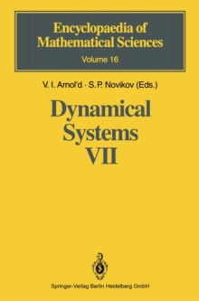 Dynamical Systems VII : Integrable Systems Nonholonomic Dynamical Systems