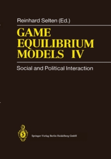 Game Equilibrium Models IV : Social and Political Interaction