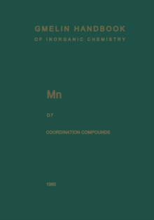 Mn Manganese : Coordination Compounds 7