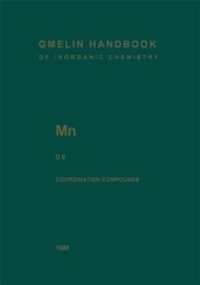 Mn Manganese : Coordination Compounds 6