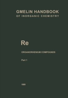 Re Organorhenium Compounds : Part 1