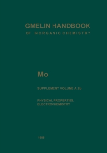 Mo Molybdenum : Physical Properties, Part 2. Electrochemistry