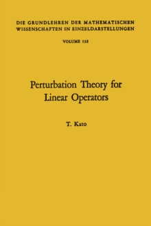 Perturbation theory for linear operators