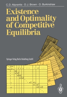 Existence and Optimality of Competitive Equilibria