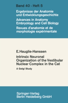 Intrinsic Neuronal Organization of the Vestibular Nuclear Complex in the cat : A Golgi study