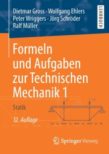 Formeln und Aufgaben zur Technischen Mechanik 1 : Statik, Paperback Book Formeln und Aufgaben zur Technischen Mechanik 1 : Statik, Paperback Book