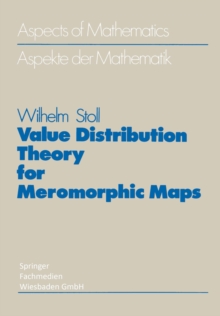 Value Distribution Theory for Meromorphic Maps