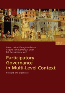 Participatory Governance in Multi-Level Context : Concepts and Experience