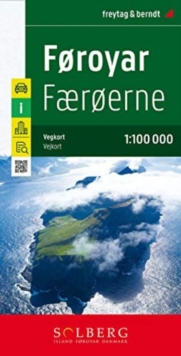 Faroe Islands Road Map 1:100 000