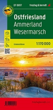 Ostfriesland, Ammerland, Wesermarsch, adventure guide 1:170,000