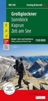 Grossglockner, Sonnblick, Kaprun, Zell am See : Hiking, Cycling and Leisure Map