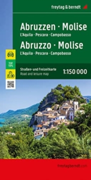 Abruzzo - Molise - Road and leisure map