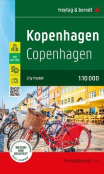 Copenhagen City Pocket Map : 1:10,000 scale