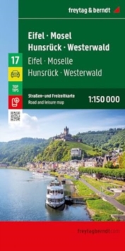 Eifel - Moselle - Hunsruck - Westerwald Road and Leisure Map : 17