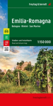 Emilia - Romagna Road and Leisure Map : Bologna - Rimini - San Marino