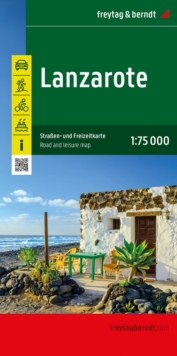 Lanzarote, Road and Leisure Map 1:75.000