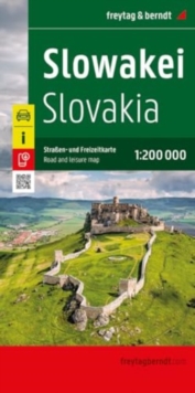 Slovakia Road and Leisure Map : 1:200,000 scale