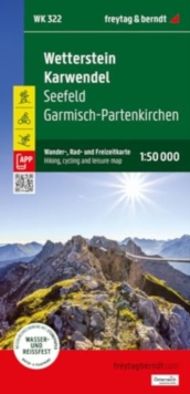 Wetterstein - Karwendel, hiking, cycling and leisure map 1:50,000