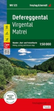 Defereggental -  Virgental - Matrei Hiking, cycling and Leisure Map : WK 123 1:50,000 scale 123