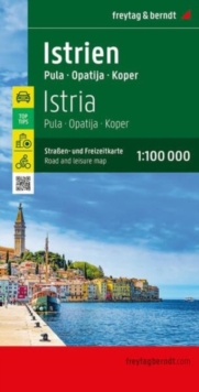 Istria Road and Leisure Map : Pula - Opatija - Koper