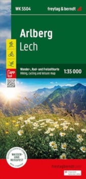 Arlberg - Lech Hiking, Cycling & Leisure Map : 5504