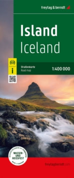 Iceland Road Map 1:400 000 : 1:400,000 scale