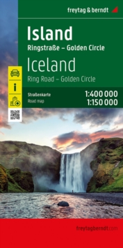 Iceland Road Map 1:400 000 : Ring Road & Golden Circle