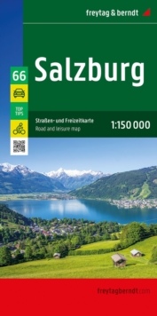 Salzburg, Road & Leisure map 1:150.000, Top 10 Tips