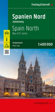 Northern Spain (Camino de Santiago) Road Map : Way of St James : 2 map set
