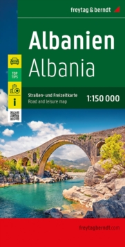 Albania Road and Leisure Map 1:150k : Road and Leisure Map