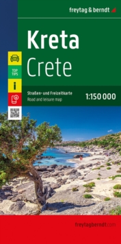 Crete Road and Leisure Map : 1:150,000 scale