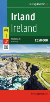 Ireland Road Map : 1:350,000 scale