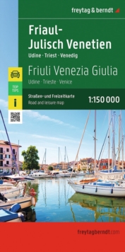 Friuli - Venezia - Giulia Road and Leisure Map : Udine - Trieste - Venice