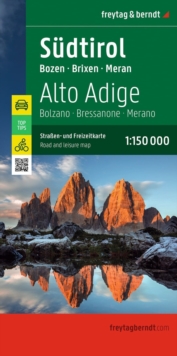 South Tyrol Road and Leisure Map : Bolzano - Bressanone - Merano
