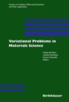 Variational Problems in Materials Science