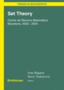 Set Theory : Centre de Recerca Matematica Barcelona, 2003-2004