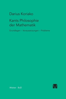 Kants Philosophie Der Mathematik