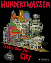 Hundertwasser Create You Own City Sticker Book, Paperback Book Hundertwasser Create You Own City Sticker Book, Paperback Book
