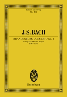 Brandenburg Concerto No. 4 G major : BWV 1049